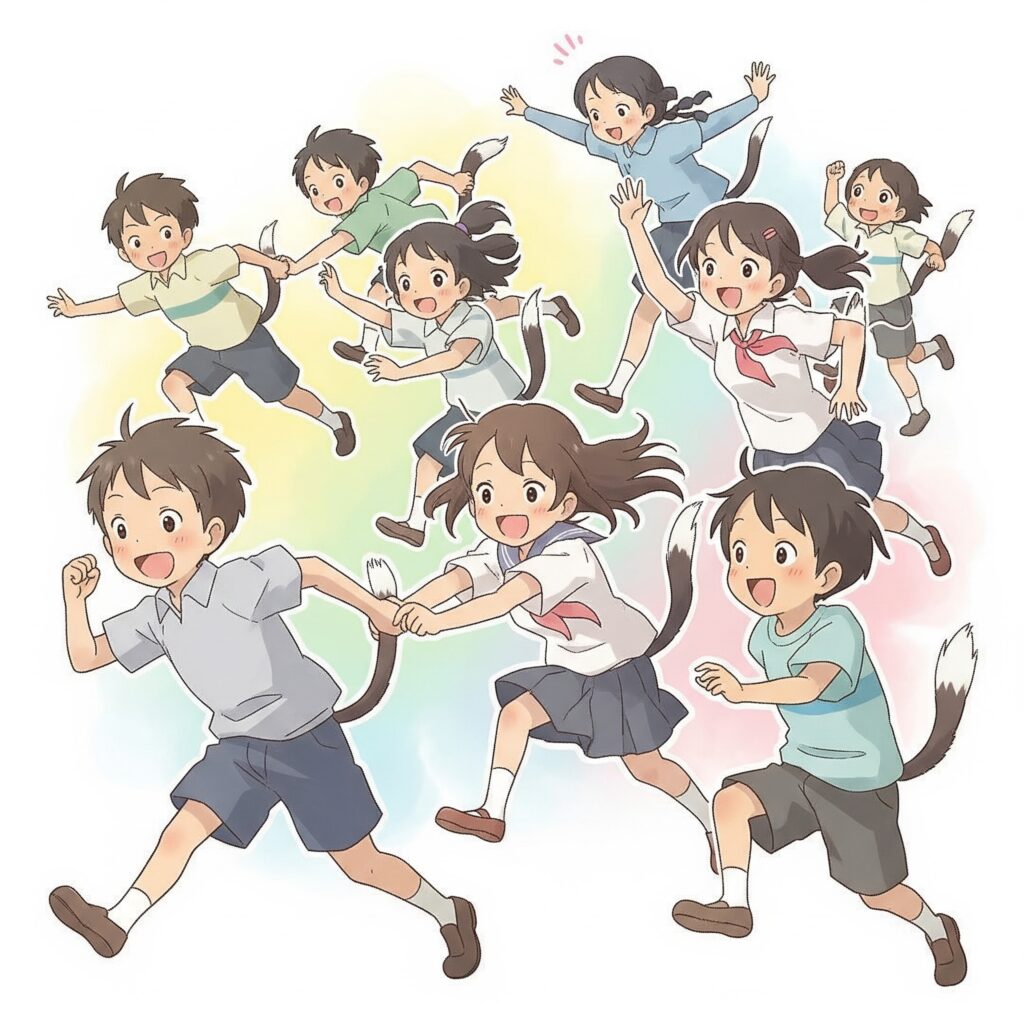 しっぽ取りゲーム