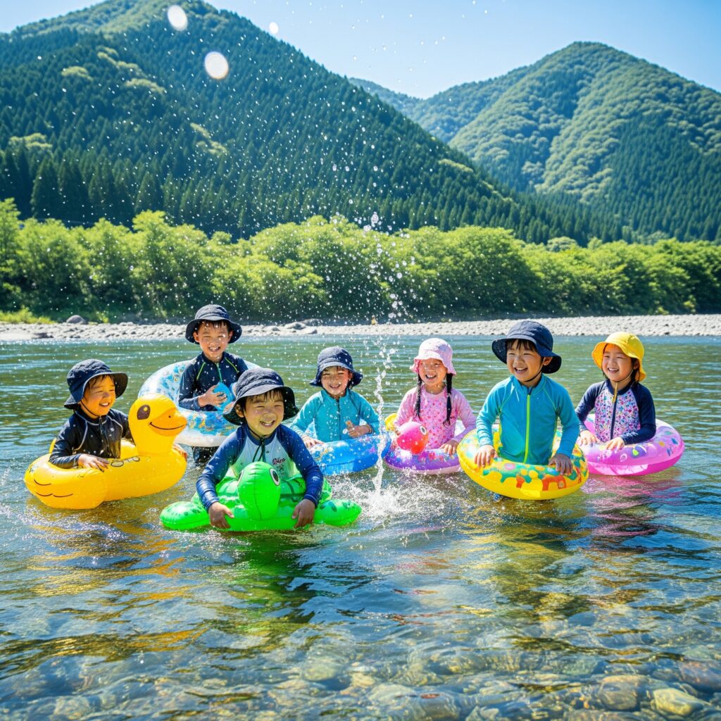 多度峡天然プール